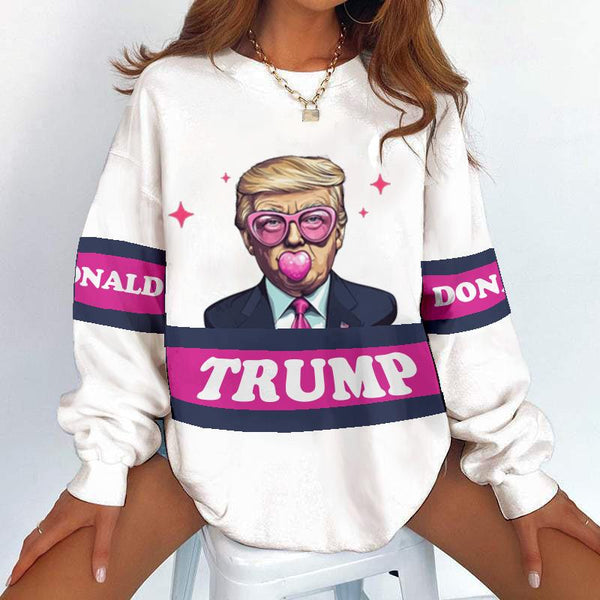 ''Donald Trump'' ladies' fashion sweatshirt