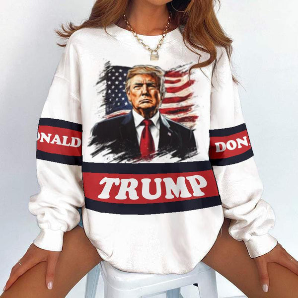 ''Donald Trump'' ladies' fashion sweatshirt